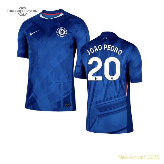 2025-2026 Chelsea Home Shirt (Joao Pedro 20)