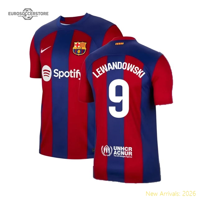 Premium Home Barcelona Jersey Moisture-wicking Breathable