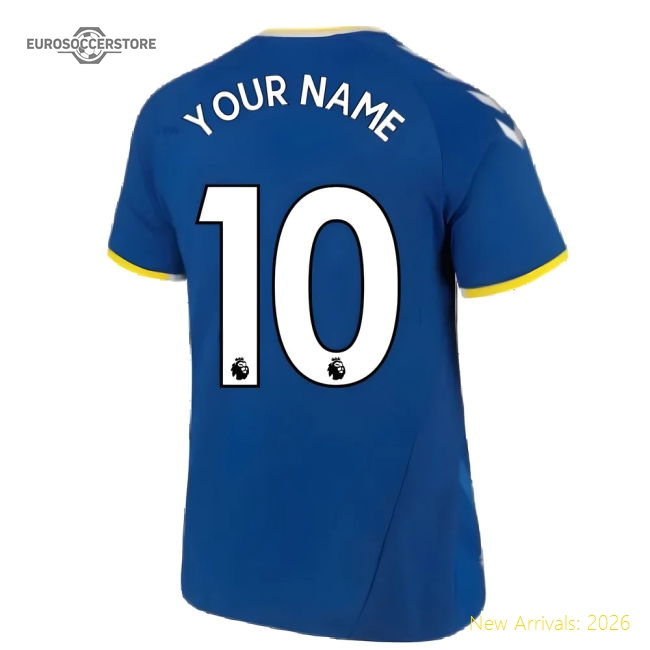 Authentic 2021-2022 Everton Home Shirt (your Name) - Premium Quality