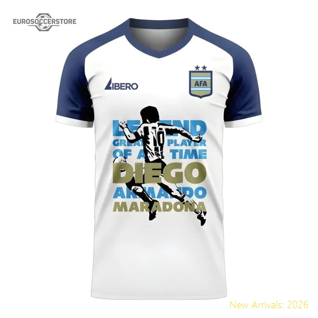Diego Maradona Legend Of Our Time Tee (White) - Baby