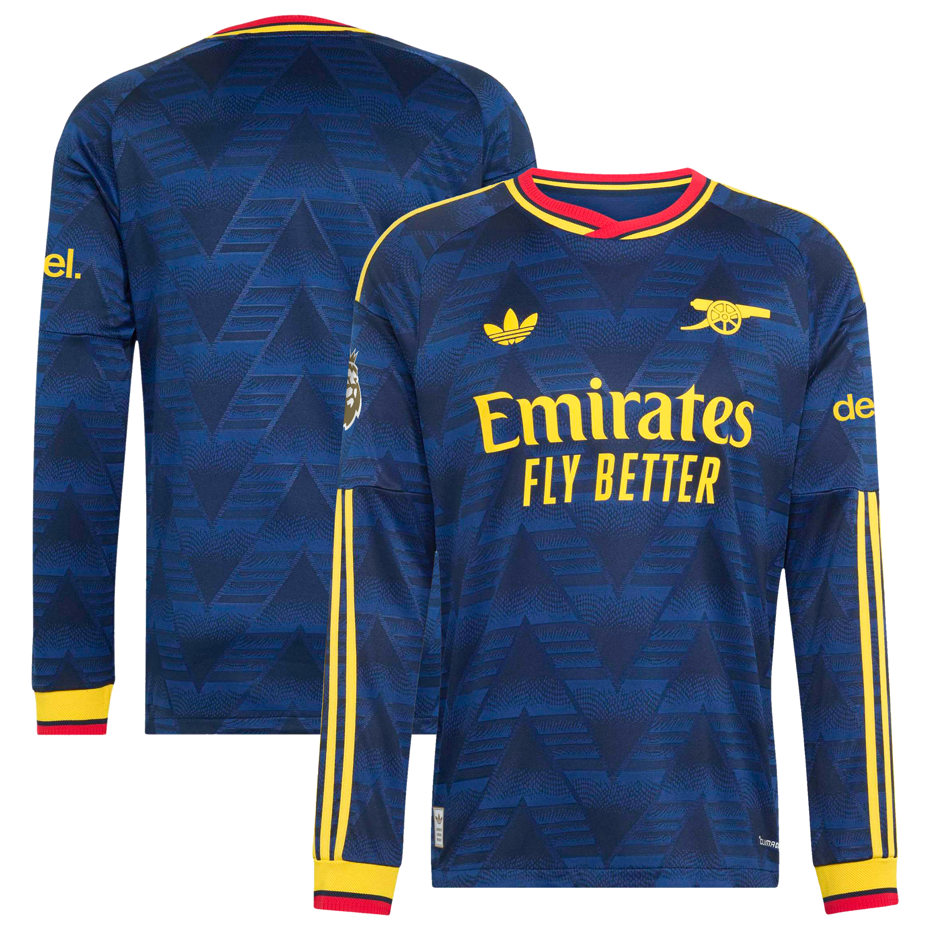 [SJH] Arsenal 2026/27 Away On-Field Authentic Long Sleeve Jersey - Navy