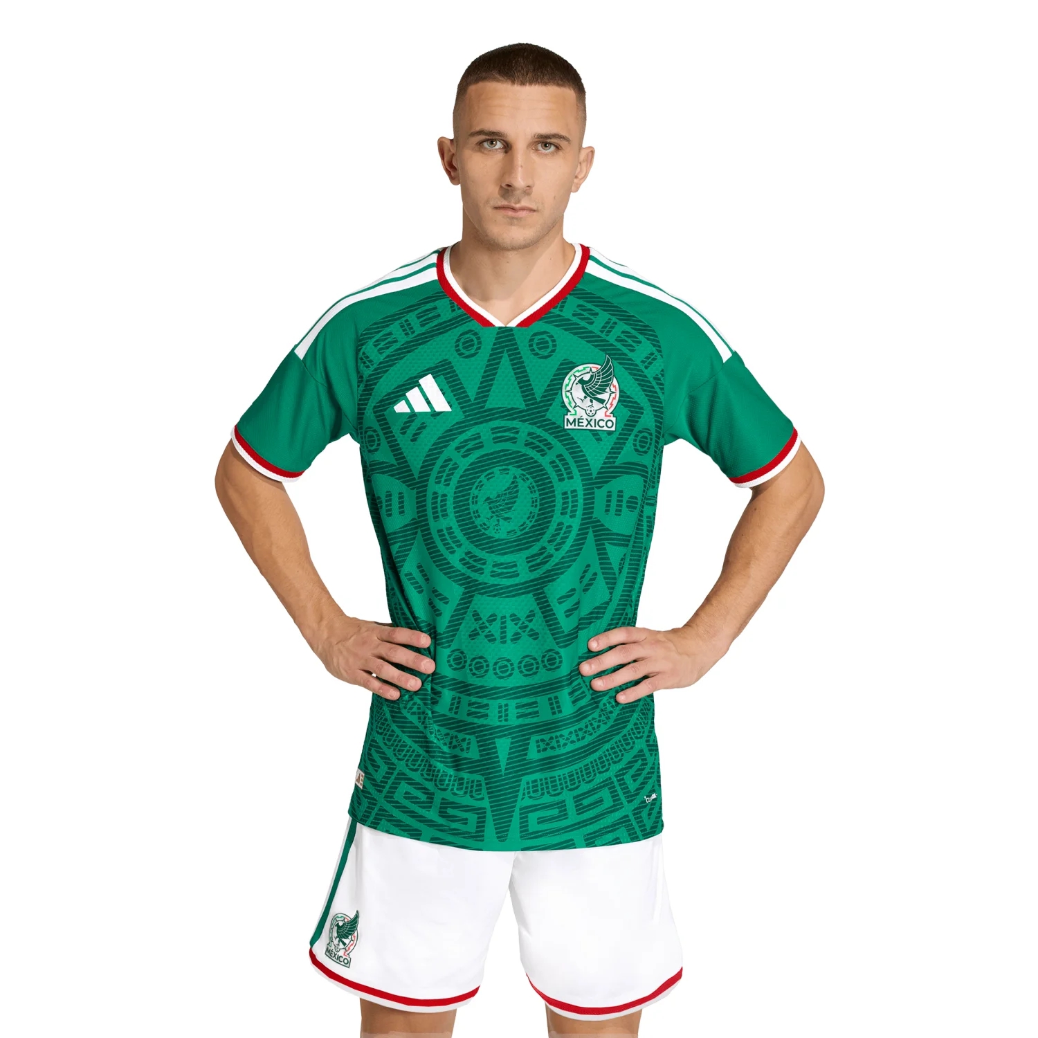 Mexico 2026 Elite Home Jersey - Men's | Slim Fit Climacool+ Lightweight Football Shirt with Cultural Design