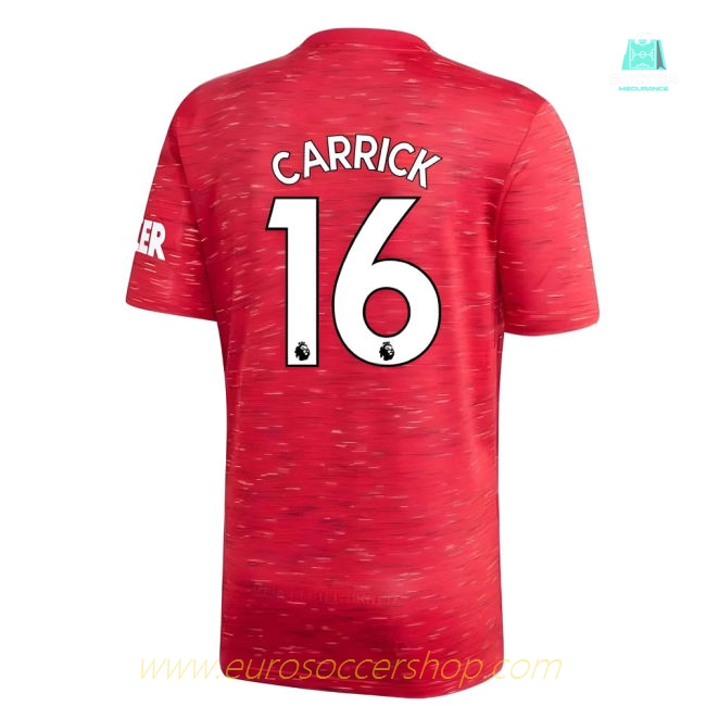 2020-2021 Man Utd Adidas Home Football Shirt (CARRICK 16)