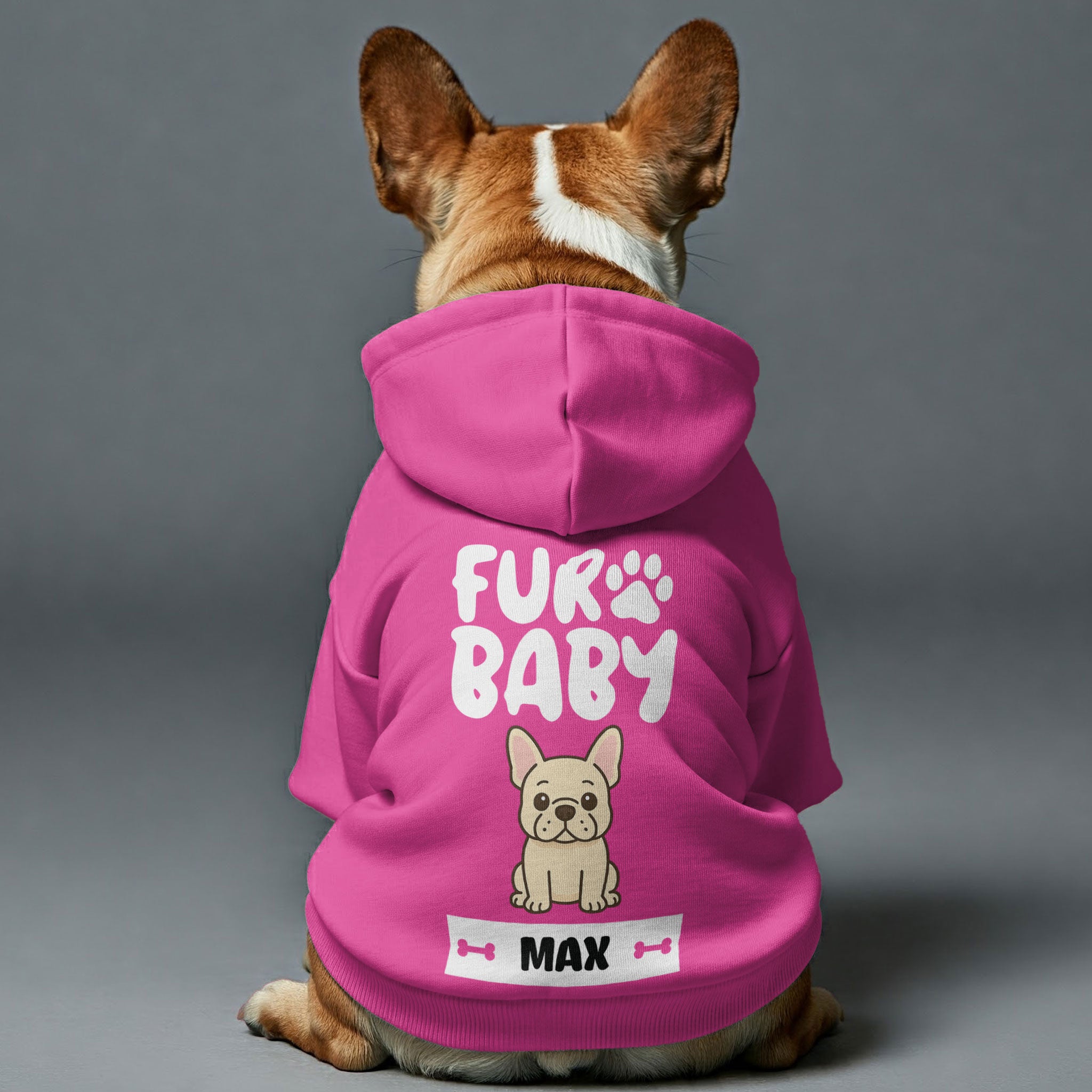 Premium Fur Baby - Personalized French Bulldog Hoodies With Funny Quo...