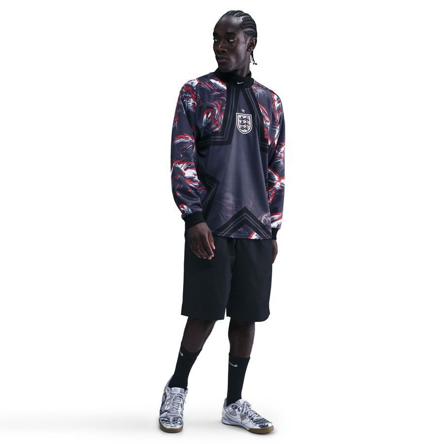 [LK] England Hollywood Goalkeepers Obsidian/Black/White Goalkeeper Kit