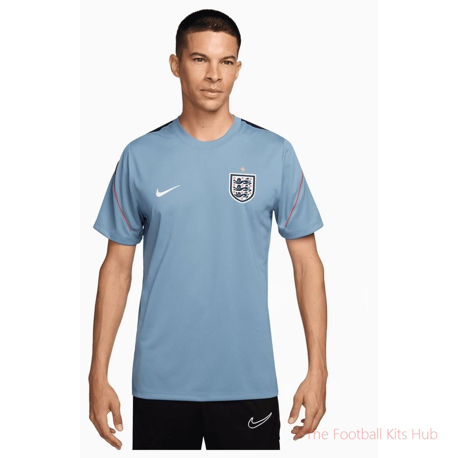 England Training T-Shirt Dri-FIT Strike World Cup 2026 - Work Blue/Obsidian/White