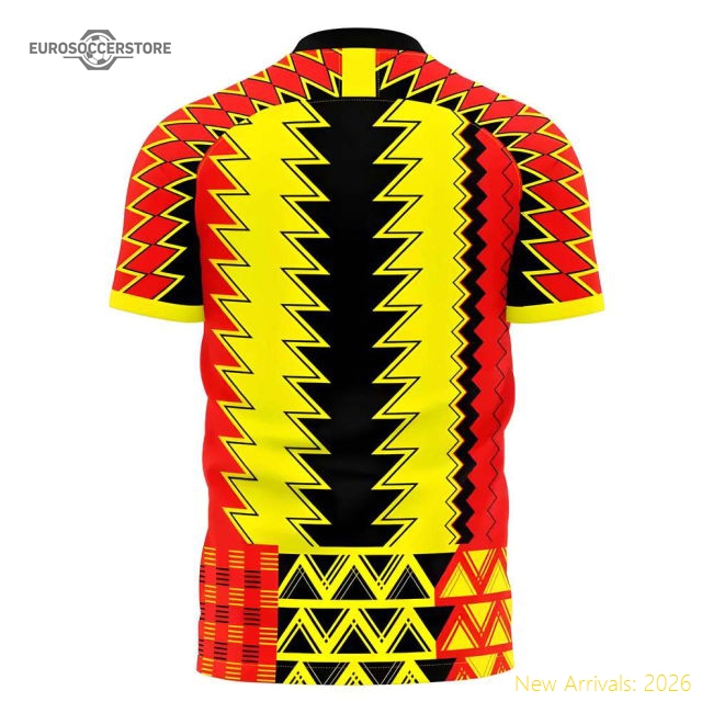 Authentic Uganda Afcon 20252026 Concept Kit Retro Athletic