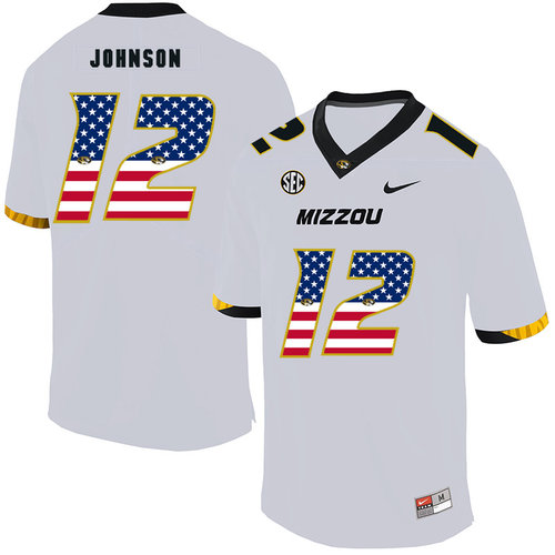Men's None White 2024 official licensed Johnathon Johnson #12