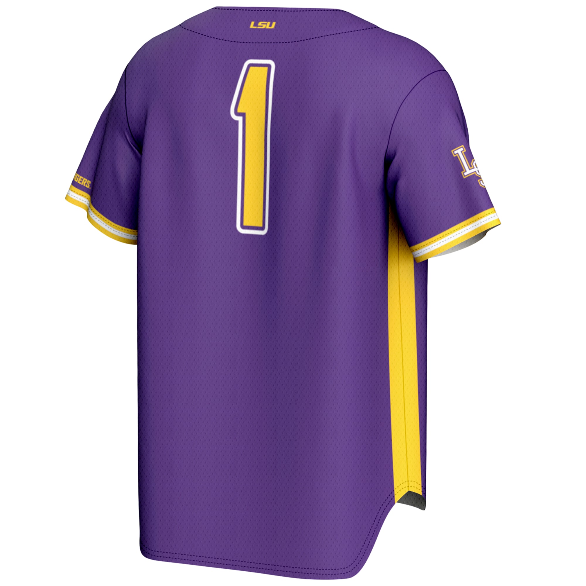 [NJP] LSU Tigers GameDay Greats Lightweight Baseball Fashion Jersey - Purple