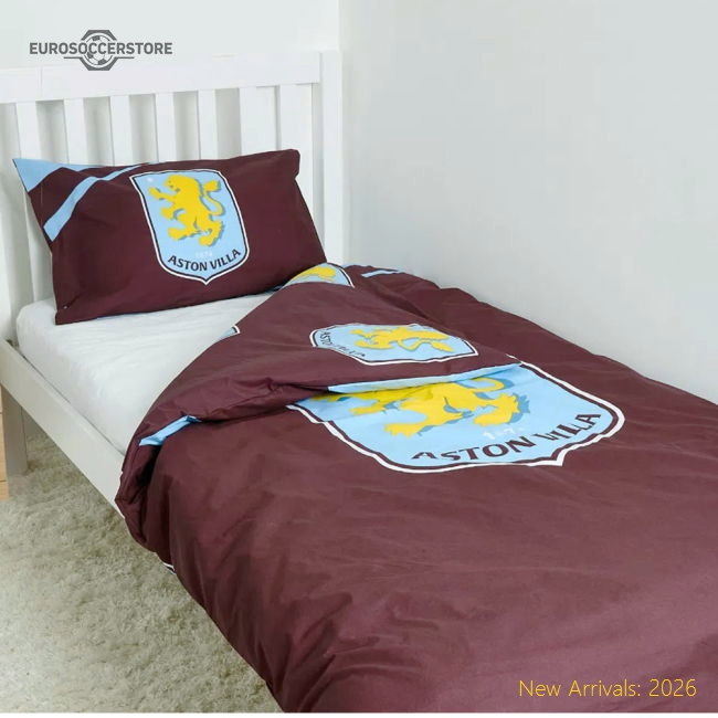 Authentic Superior Classic Aston Villa FC Single Duvet Set