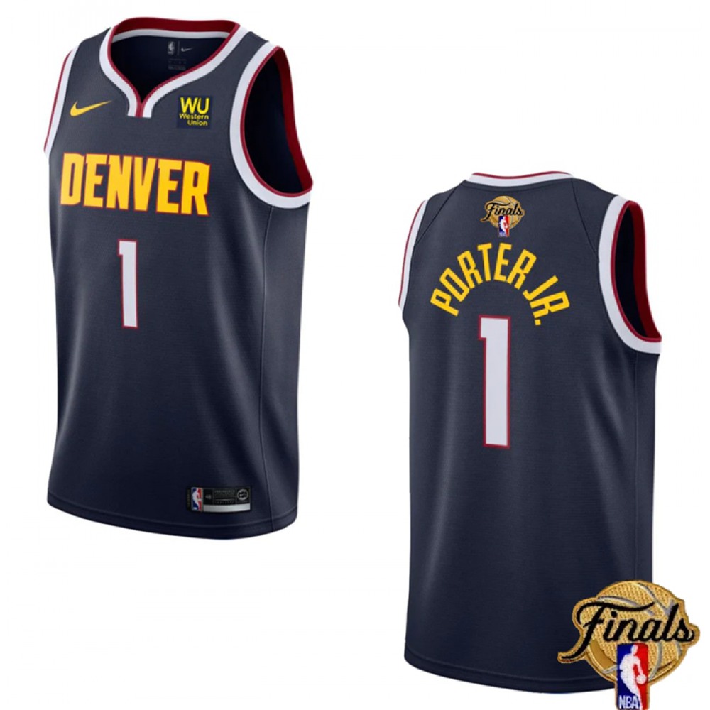 Official Jersey Denver Nuggets 1 - Navy - Basketball Fan Gear