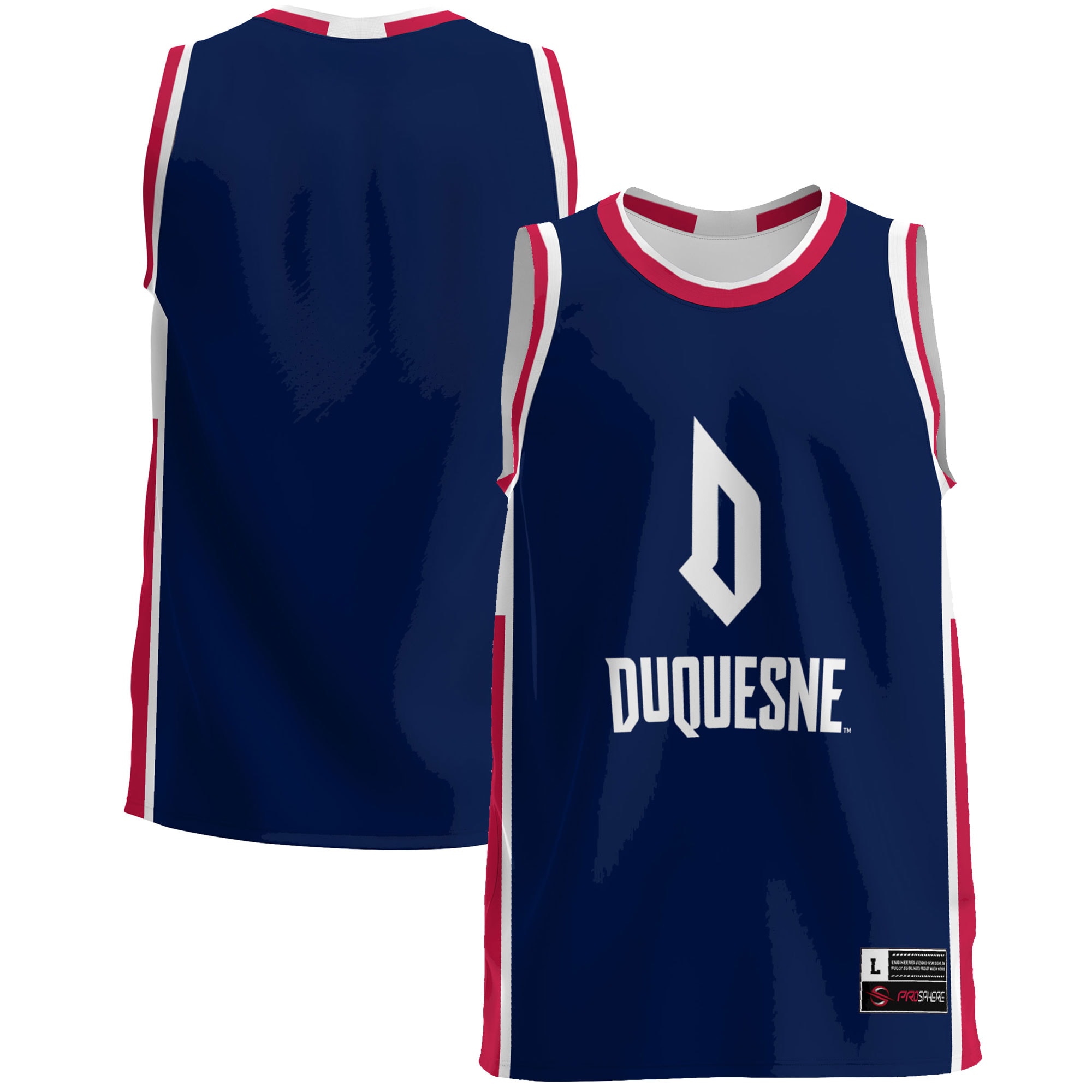 [NJP] Youth Duquesne Dukes GameDay Greats Lightweight Basketball Jersey - Blue