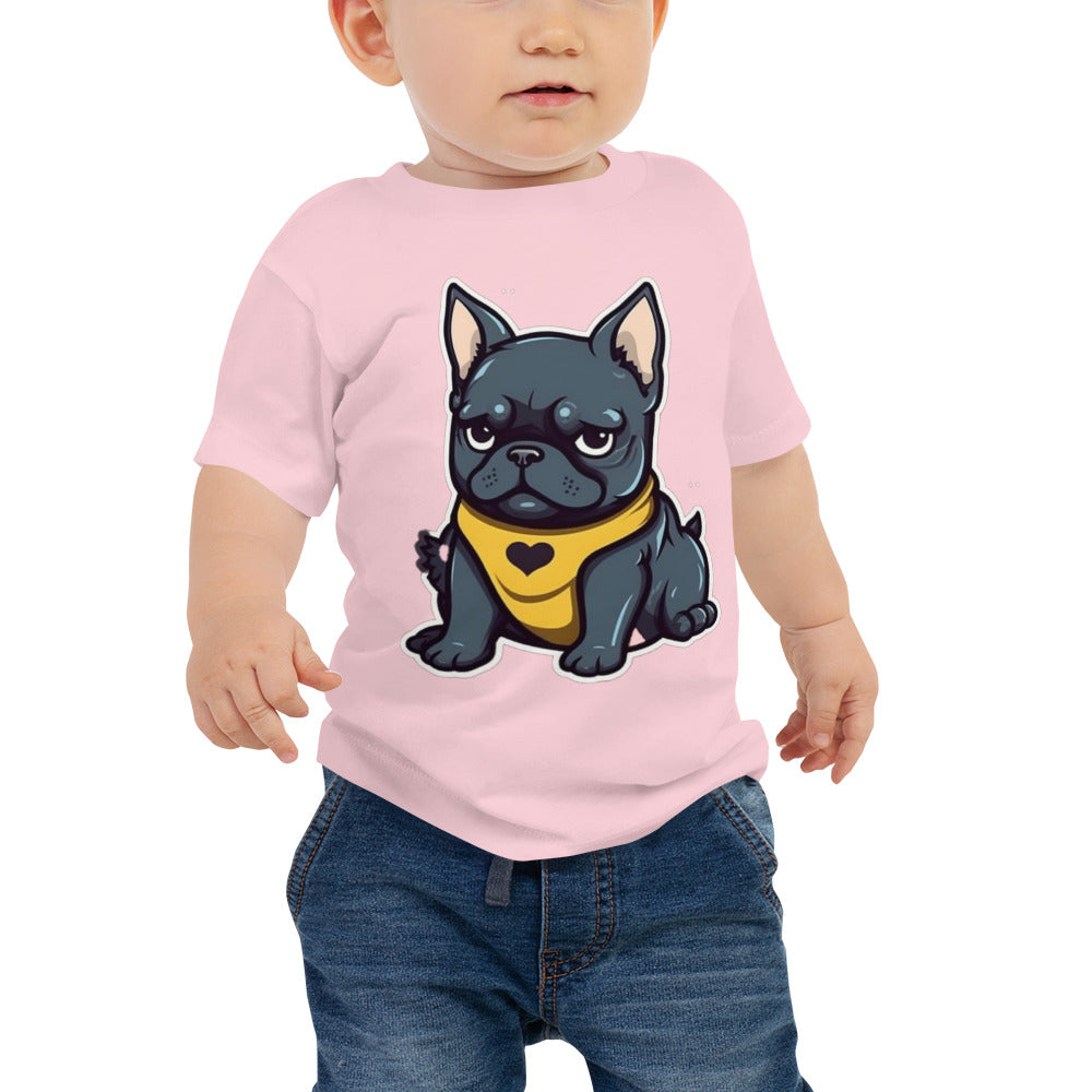 Minimal-Aesthetic French Bulldog Baby T-shirt - Adorable And Comforta...