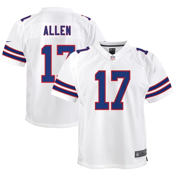 None Josh Allen Game Jersey - White | NFL Player Jersey | NFL Football