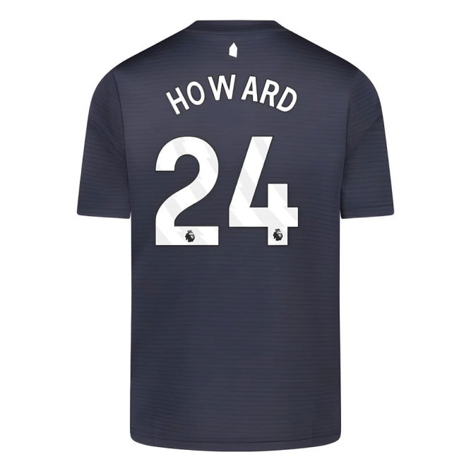 Everton 2025-20 Away Football Shirt Howard (24) L S Kids