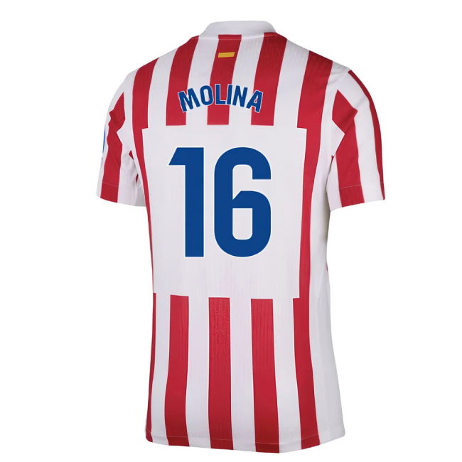 Atletico Madrid Soccer Club Sophisticated Home Team Kit