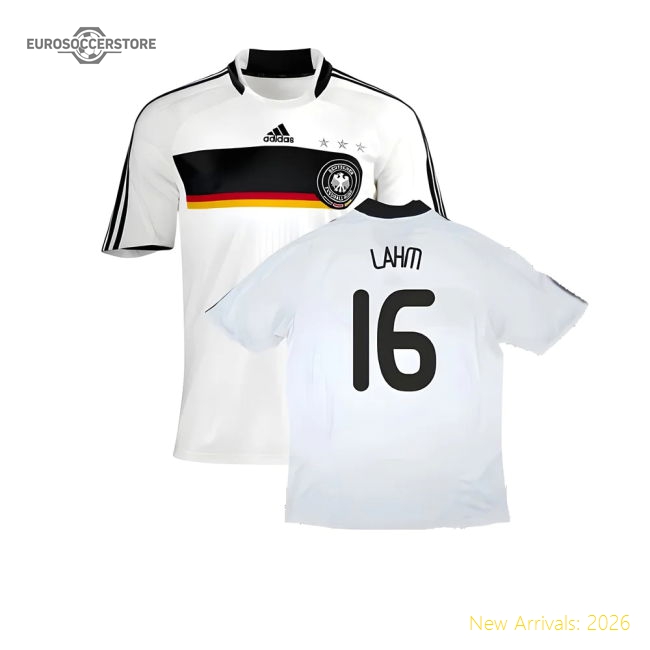 Germany 2008 Home Jersey Shirt Football Fan Apparel Match Day Match Day Football Fan Gear
