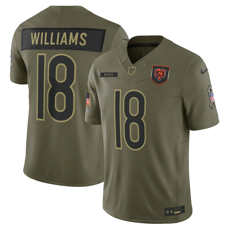 None Caleb Williams CHI Bears Dynamic Elite Jersey Football Apparel