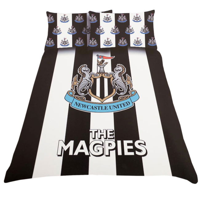 Newcastle Official Newcastle United FC Double Duvet Set