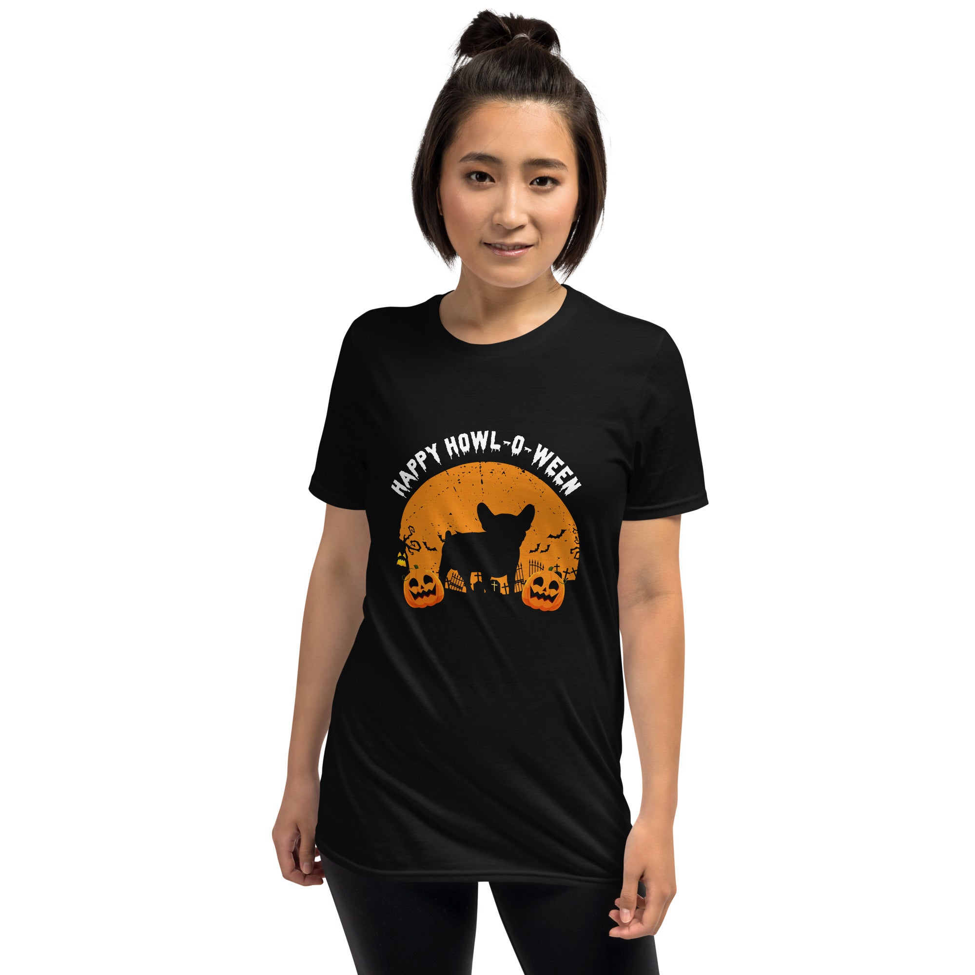 Halloween - Bulldog Inspired Unisex T-shirt Frenchie Themed Wear