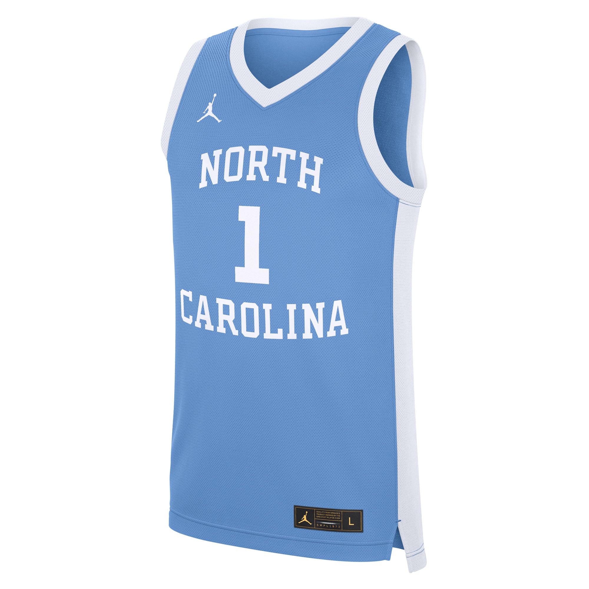 [NJP] North Carolina Tar Heels Alternate Replica Jersey - Carolina Blue