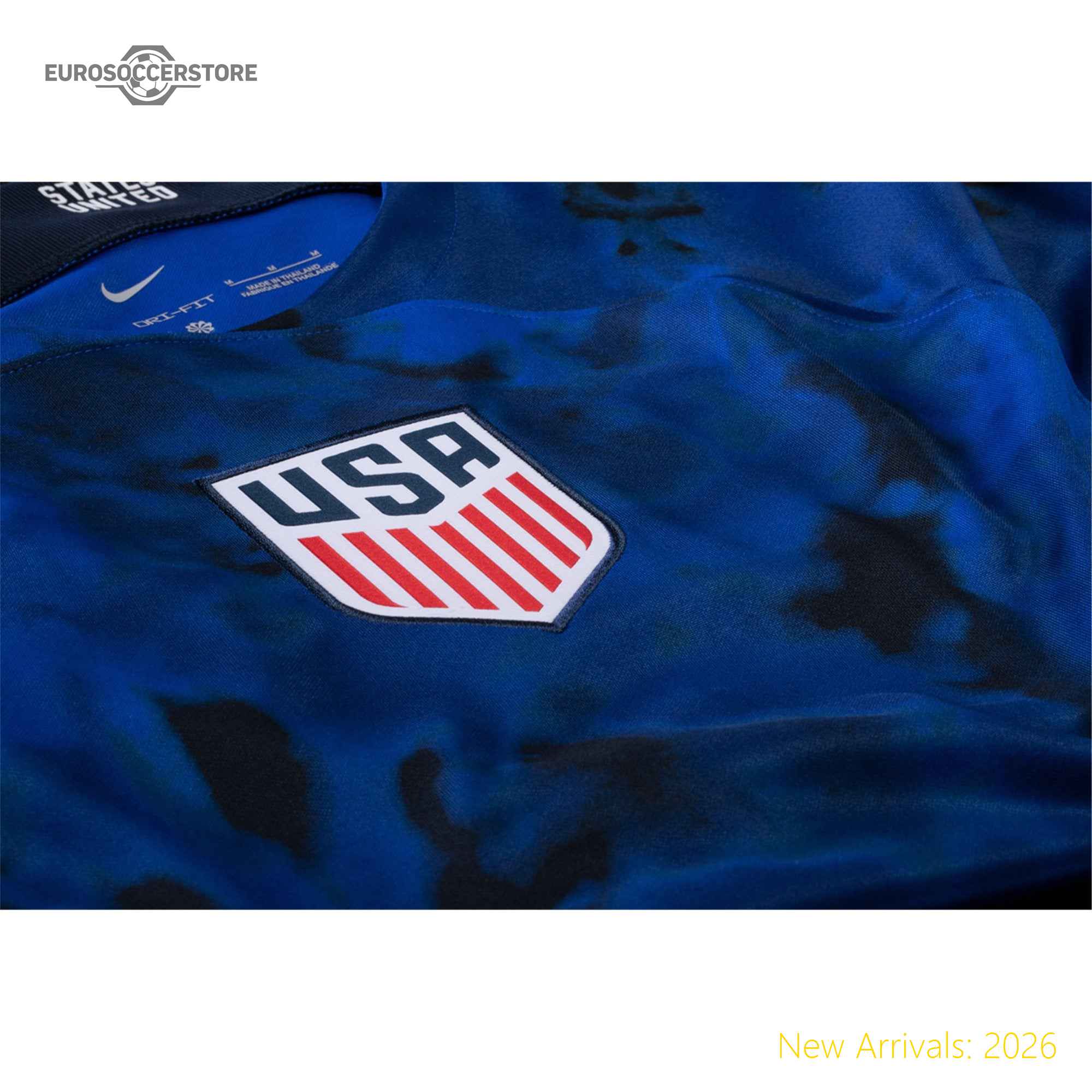 Club Approved Durable Men Usa Soccer Star Away Jersey 2022