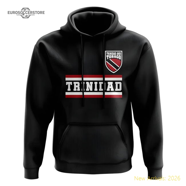 Premium Trinidad And Tobago Core Football Country Hoody (black)