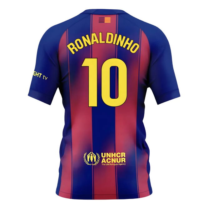 Replica 2025-2026 Barcelona Home With Retro Design - Long Lasting