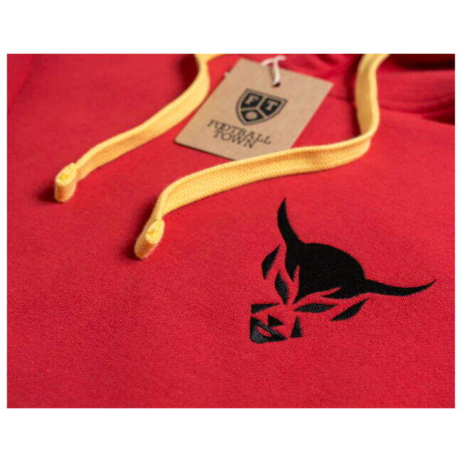 Belgium Le Diable Retro Football Hoodie (Red)