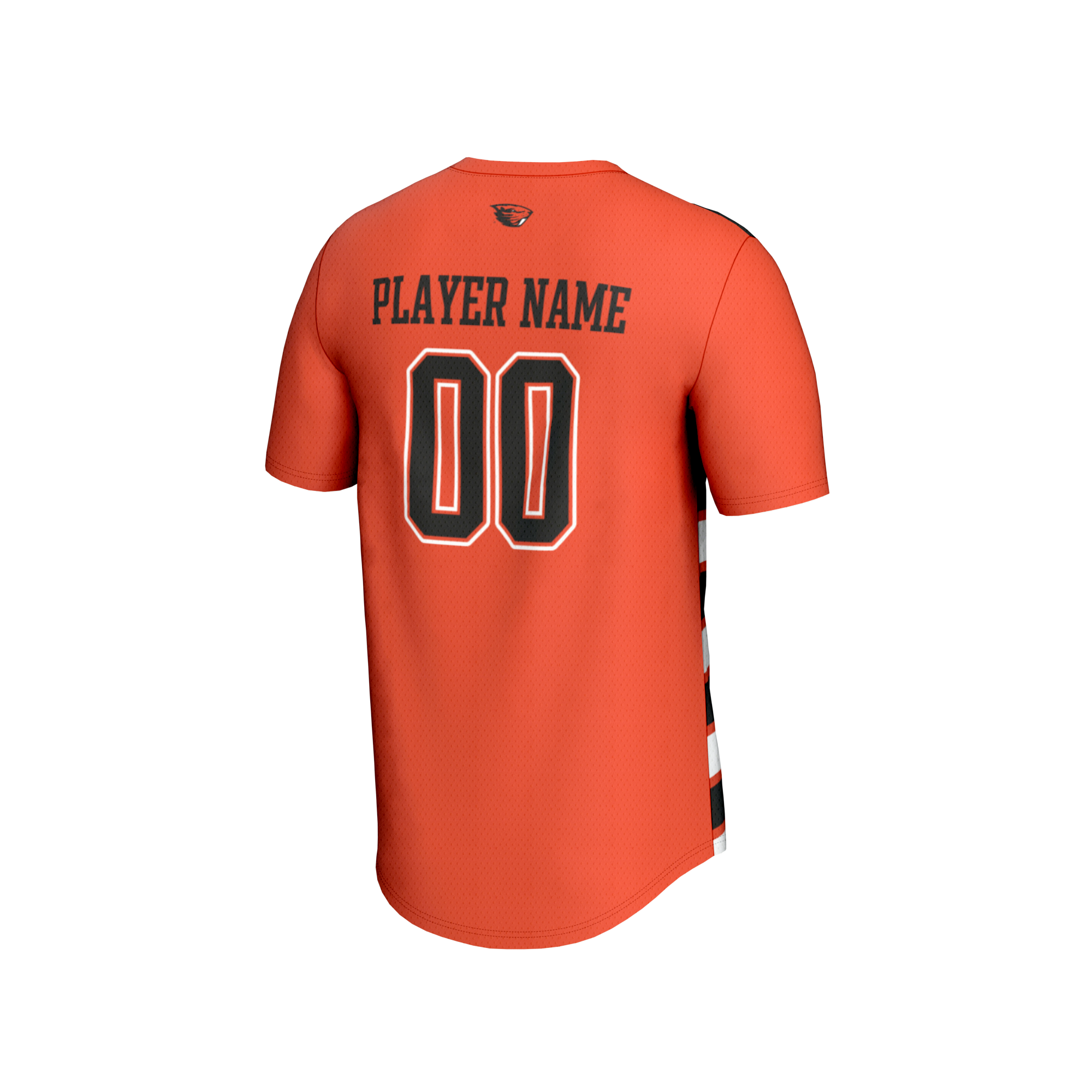 [LK] Oregon State Beavers GameDay Greats Unisex NIL Pick-A-Player Collegiate Women's Soccer Lightweight Fashion Jersey - Orange/Black