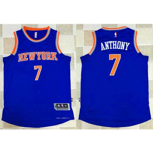 Carmelo NYK #7 Durable Design Pro Jersey Contemporary Design