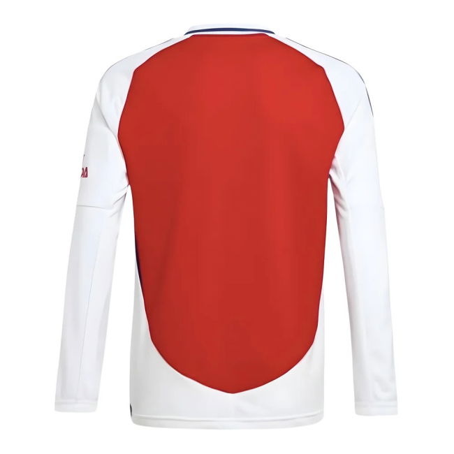 2024-2025 Arsenal Long Sleeve Home Shirt (Kids) (Odegaard 8)