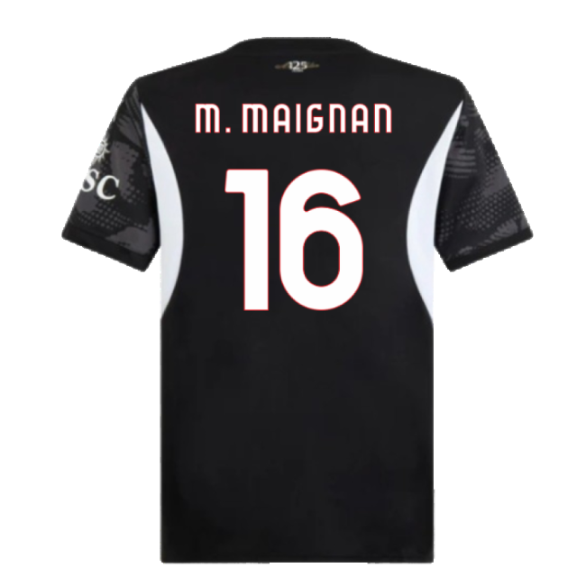 Official Licensed Acm Ac Milan Home Goalkeeper Shirt Black M Maign...