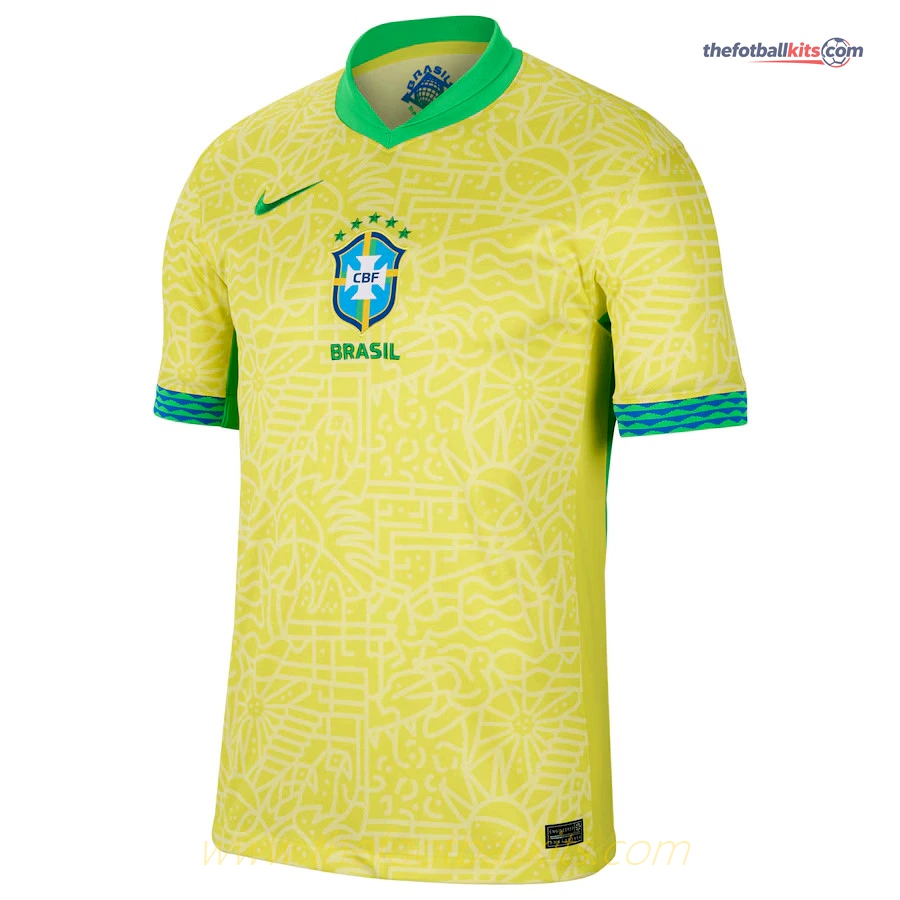 Match Quality Brazil Home Soccer Kit 2024 Collection