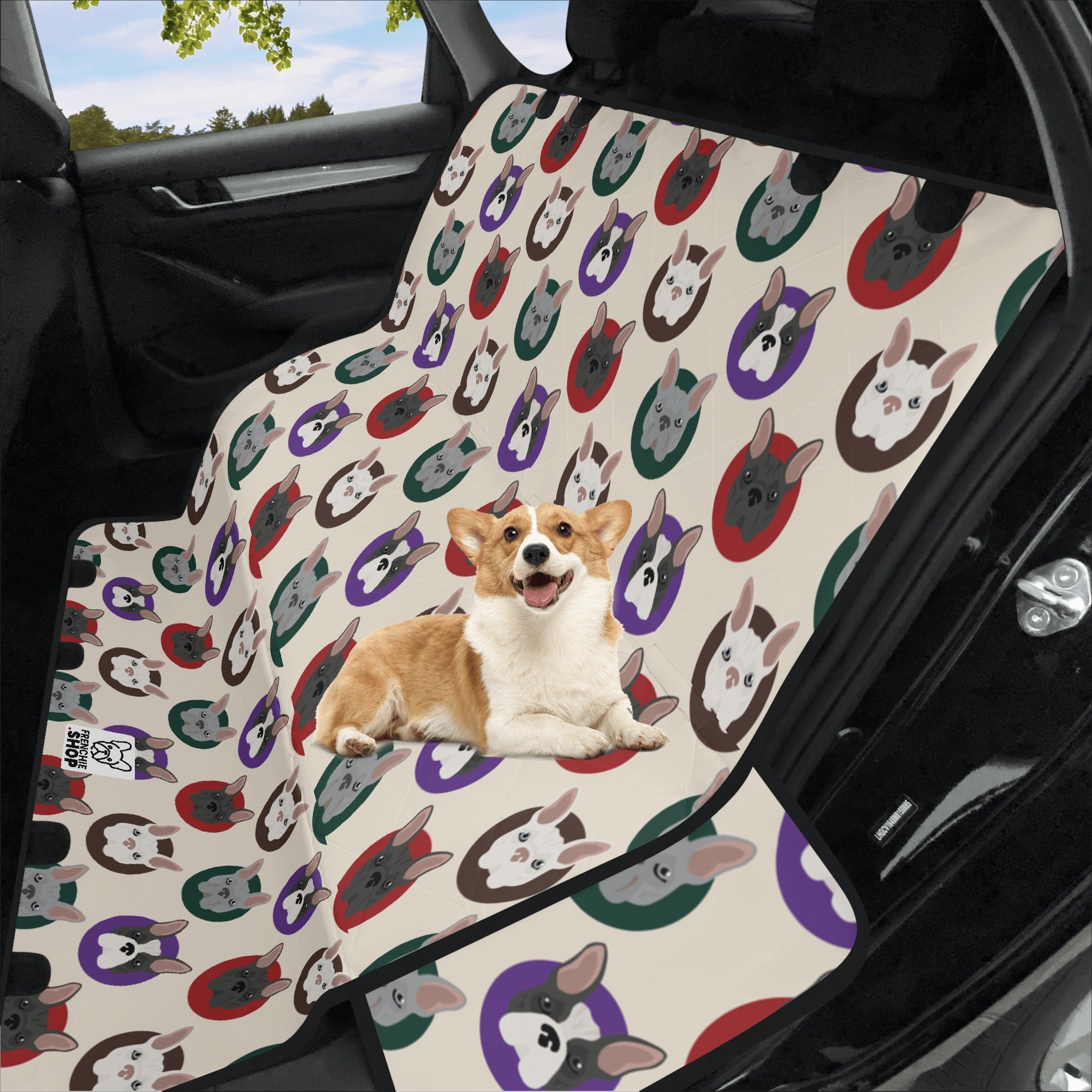 Pet-Lover Spud - Car Pet Seat Covers For French Bulldog for Home Use