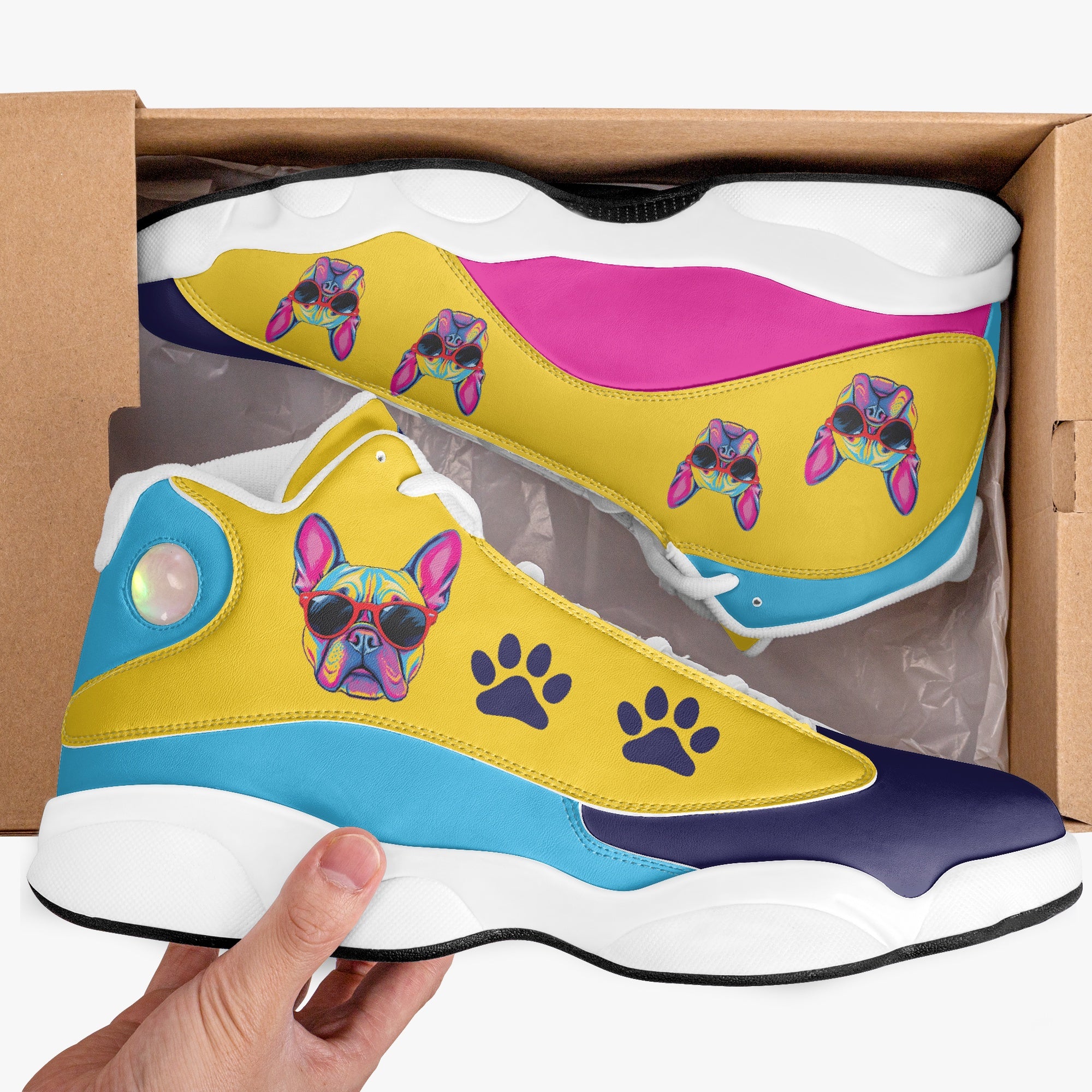 Fashion-Forward Premium Trendy Chanel - Basketball Sneakers as a Gift