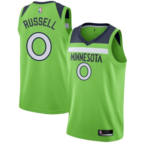 Green Nike Minnesota Timberwolves #0 Jersey - Polyester NBA Fan Apparel