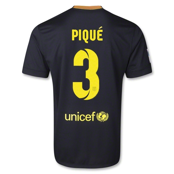 Premium Quality Barca 1314 Barcelona 3 PIQUE Third Shirt