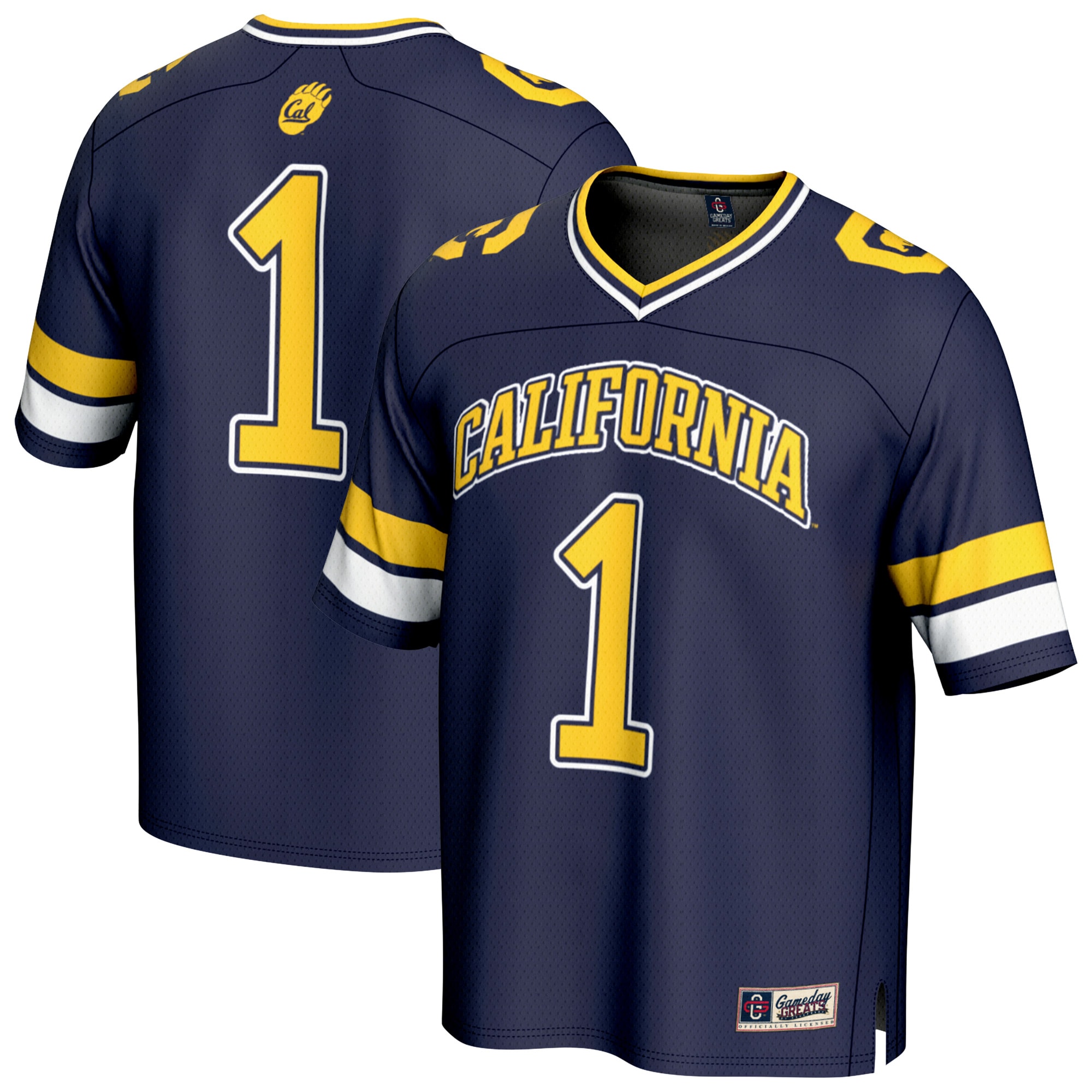 #1 Cal Bears GameDay Greats Youth Collegiate Football Fashion 26/27 Football Jersey - Navy