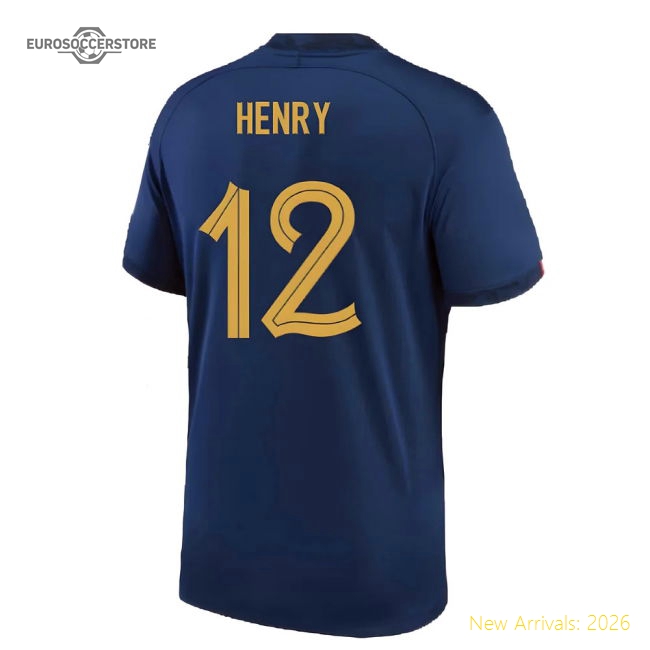 Top France 2022-2023 Home Shirt - Breathability Contemporary