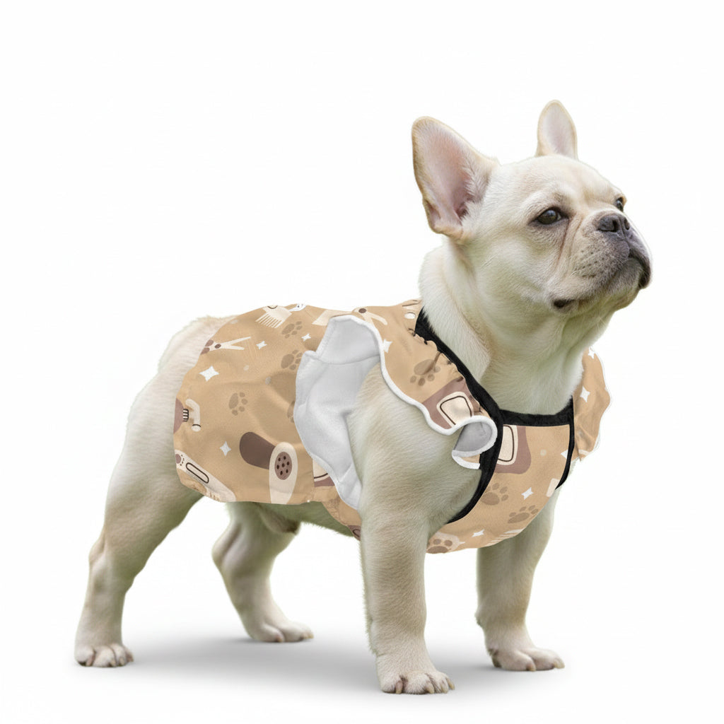 Minimal-Aesthetic Olive - French Bulldog Dresses For Females as a Gift