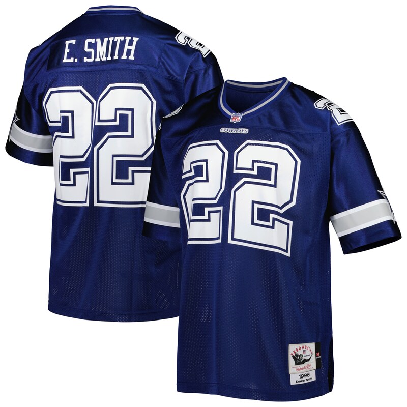 None Emmitt Smith Team Captain DAL Cowboys Authentic Jersey Football A