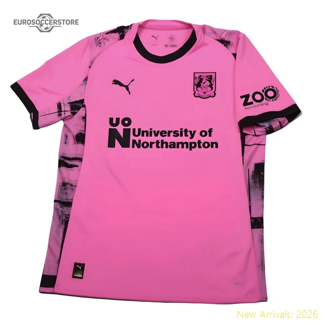 Northampton Town Away Kit 2025-2026 Fan Collection Jersey