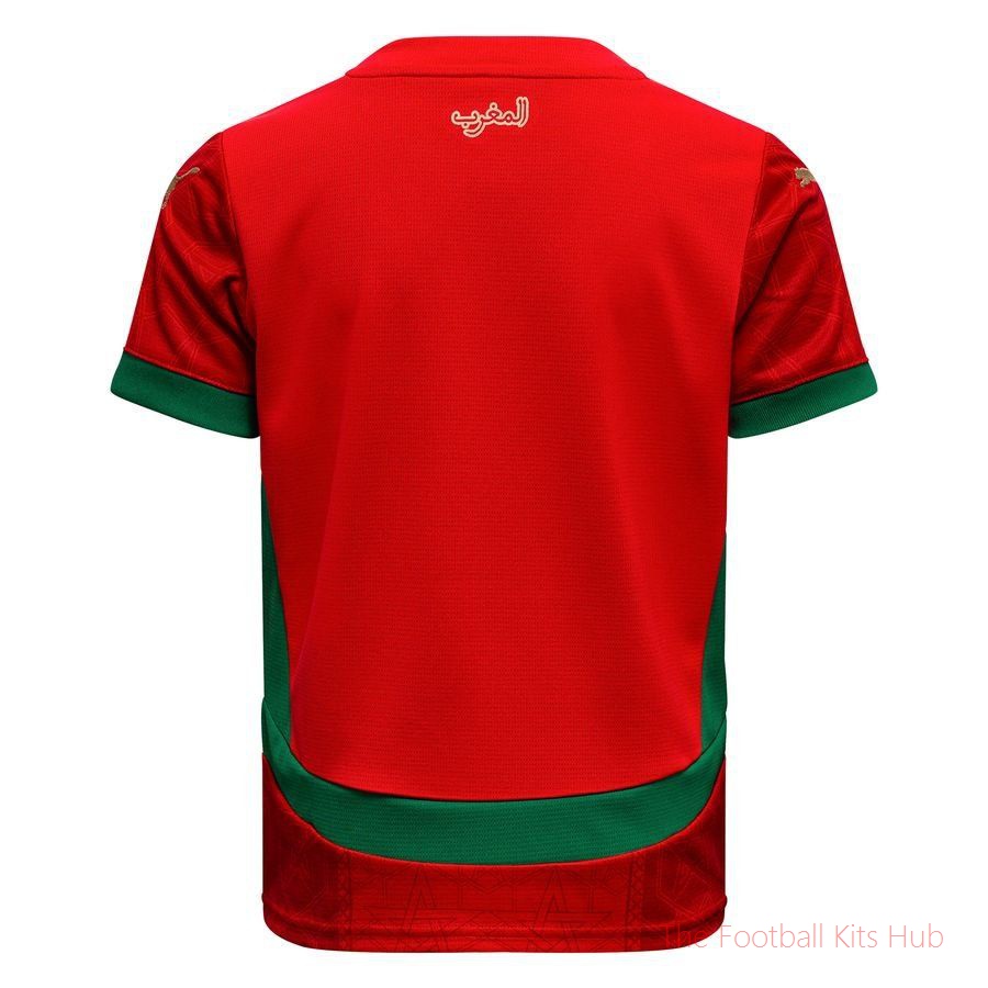 Morocco Home Shirt Africa Cup of Nations 2025 Kids