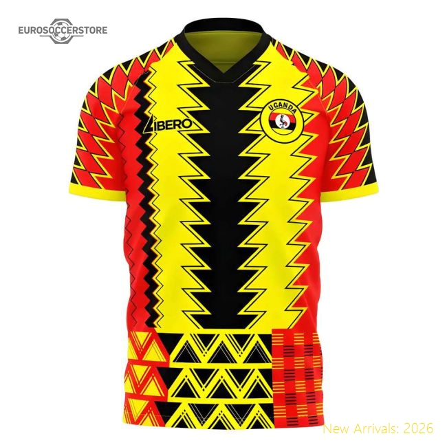 Top-grade Uganda 2025-2026 Afcon Concept Football Kit (libero)