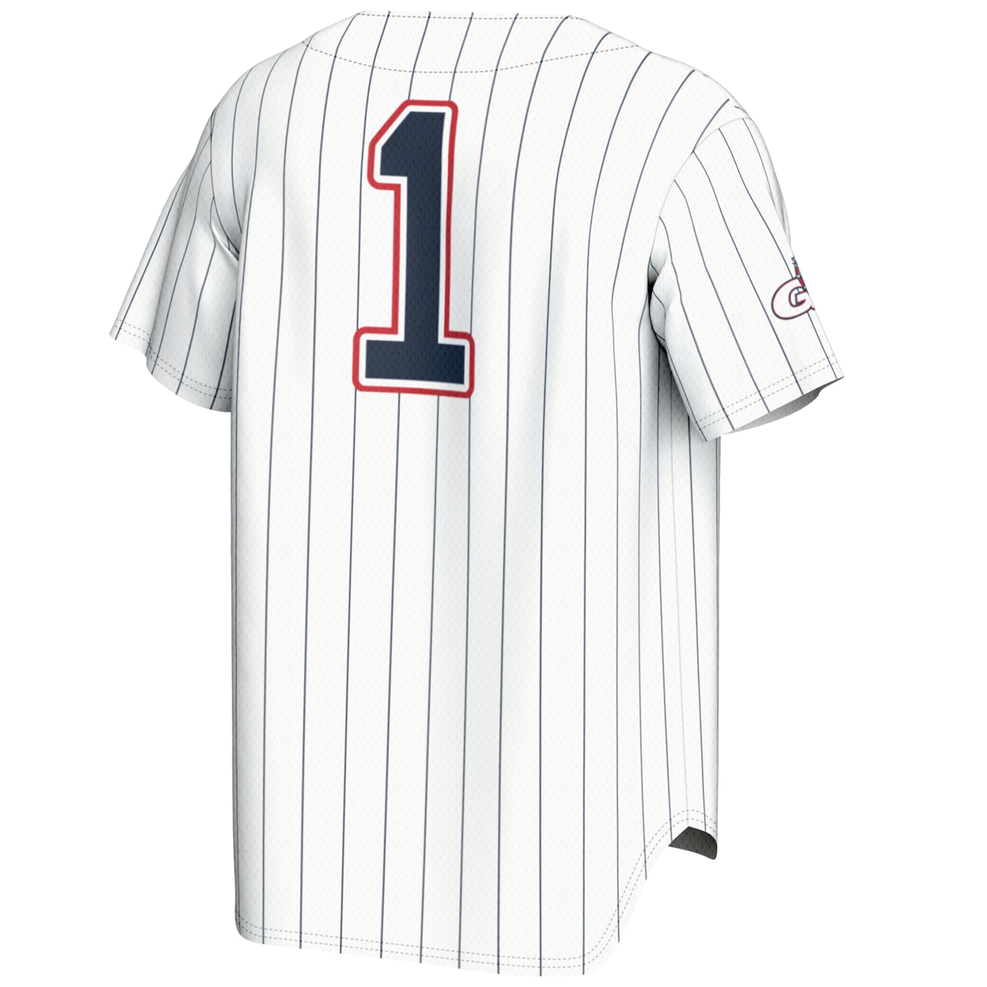 #1 Gonzaga Bulldogs GameDay Greats Lightweight Baseball Jersey - White