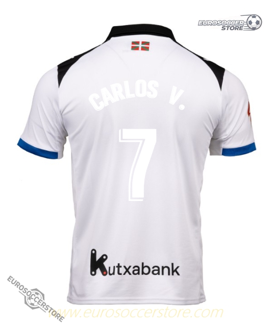 Deportivo Alavés 25-26 Season Away Carlos V. Number 7 Jersey
