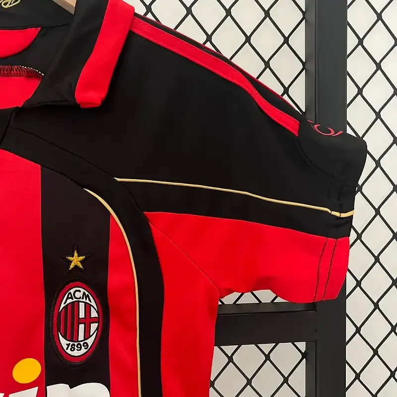 Cheap 2006-2007 Kids AC Milan Jersey retro kit