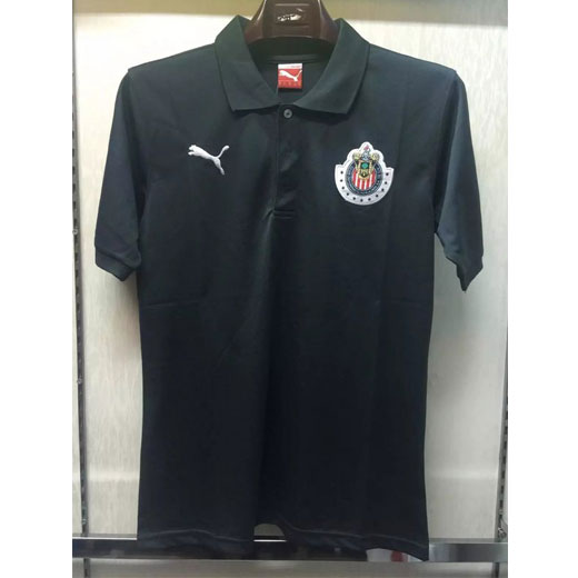 Chivas Black 201718 Polo Jersey Shirt - Official Replica 14003