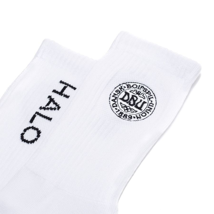 Halo Socks 3 Pack Halo X Dbu Pure White In Multiple Adult Sizes